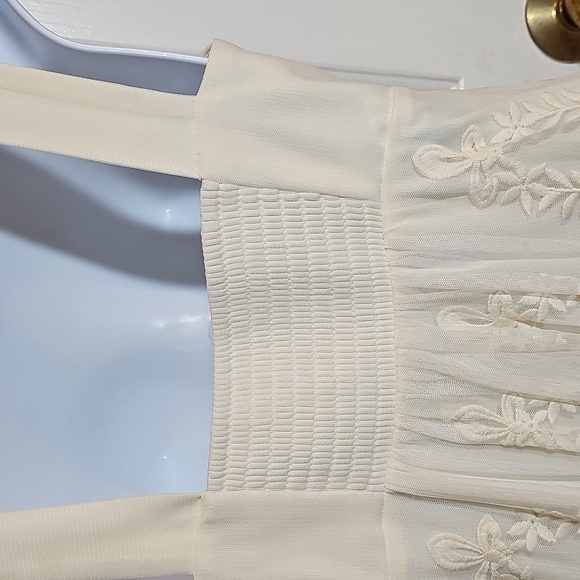 NWOT Boston Proper Cream Lace Tank Top - Picture 10 of 16